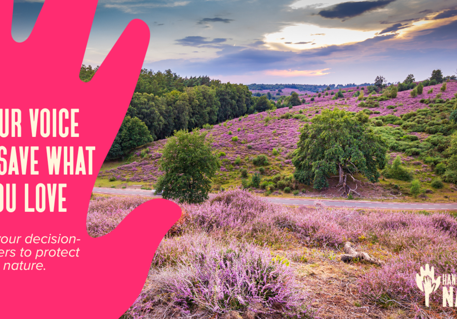 #HandsOffNature: public engagement tool