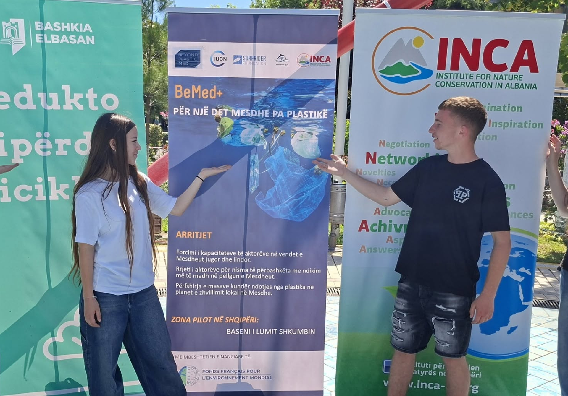 The “Refuse, Reuse, Recycle” campaign kicked off in Elbasan!