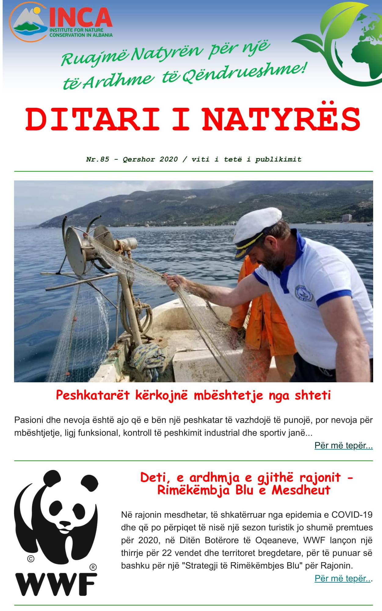 Ditari Natyrës Nr.85 - Qershor 2020