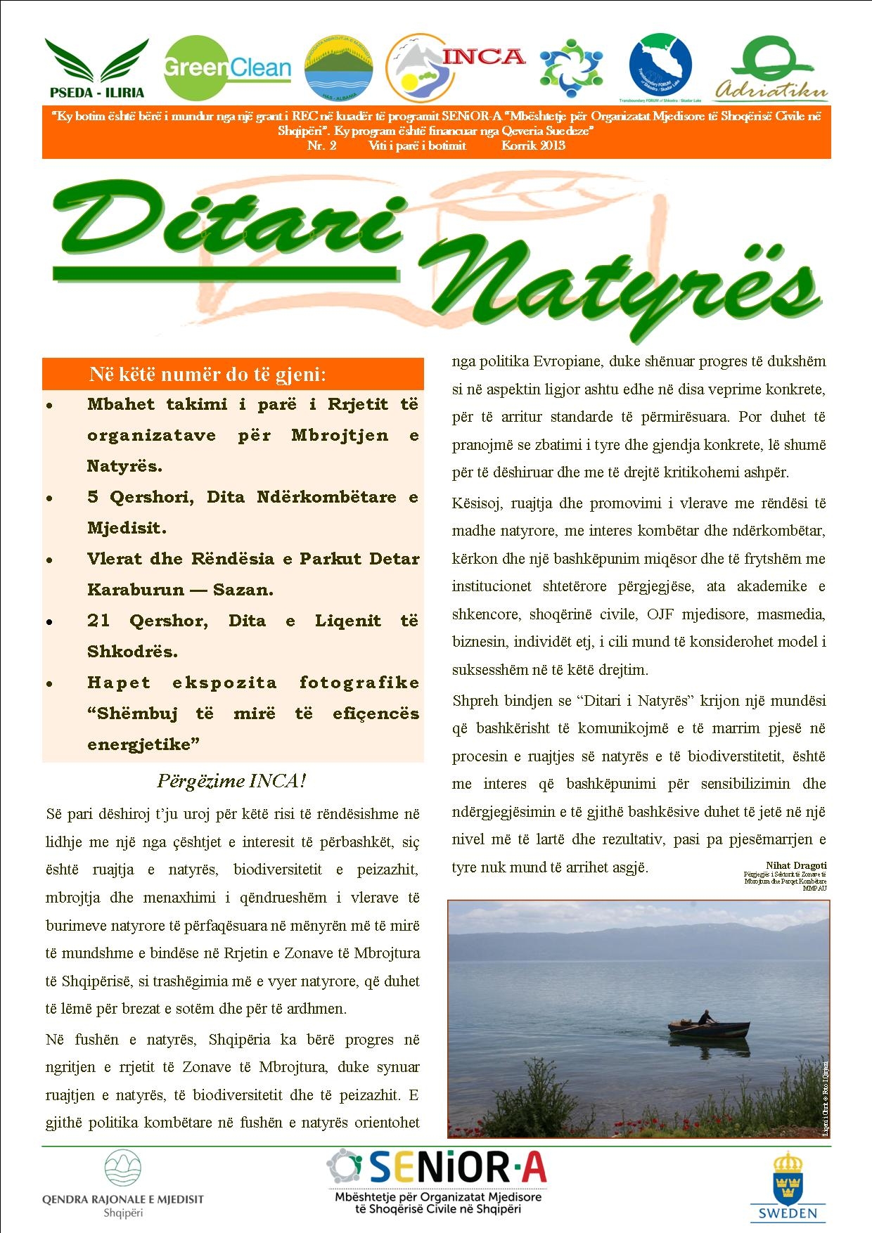 Ditari Natyrës Nr.2 Korrik 2013