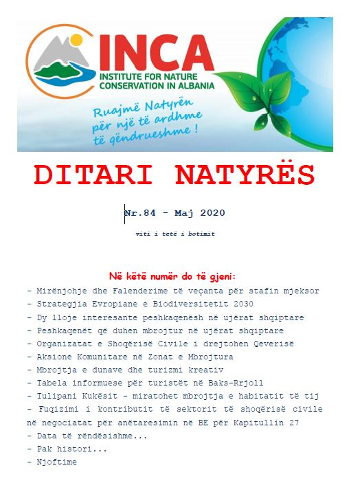 Ditari Natyrës Nr.84 - Maj 2020