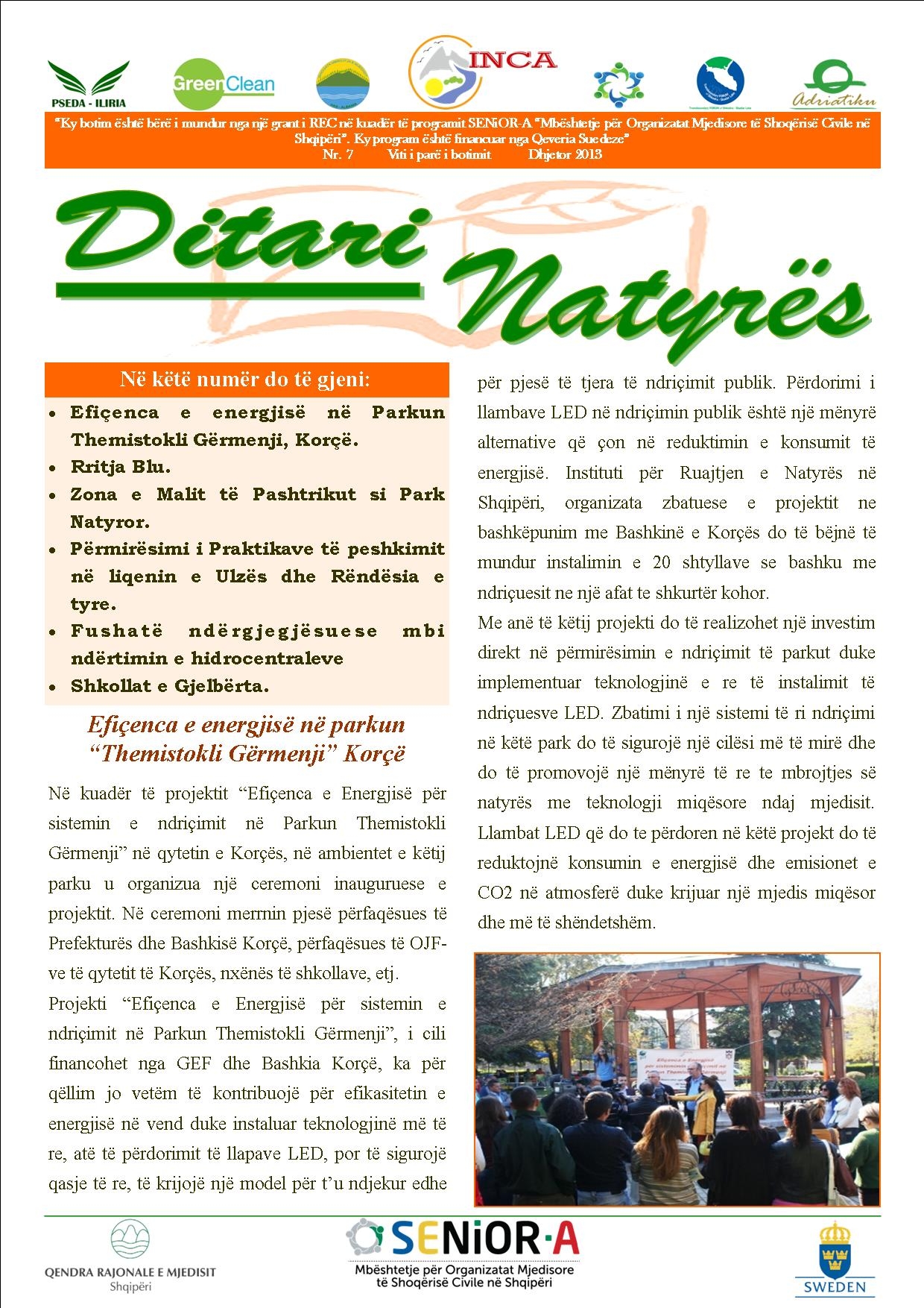 Ditari Natyrës Nr.7 Dhjetor 2013